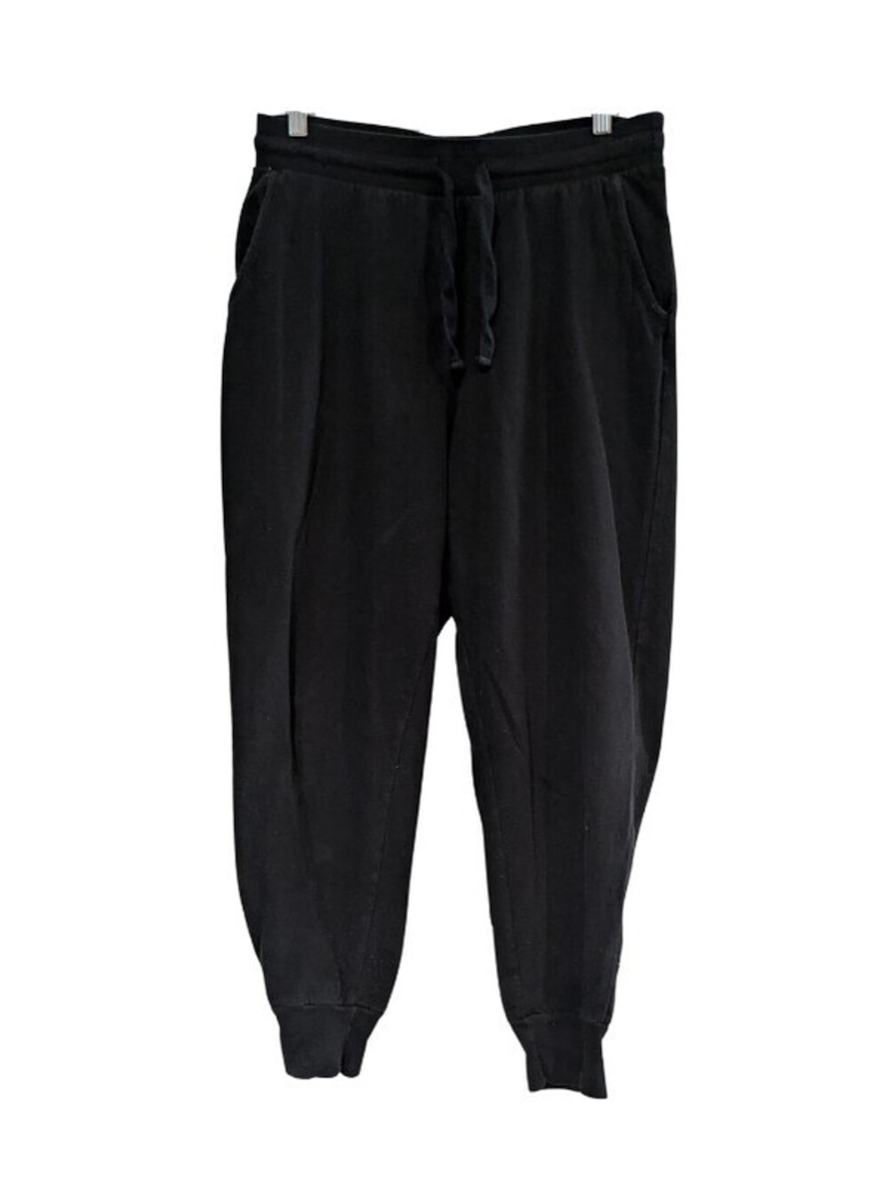 Colsie Women's Loungewear Joggers, Black, Size Medium, Drawstring Elastic Waist